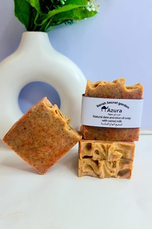 ” Azura ” soap ( من خير سيوة )صابونه التمر وزيت الزيتون